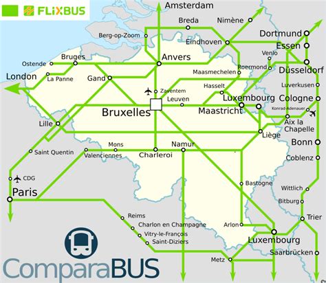 plan des lignes flixbus